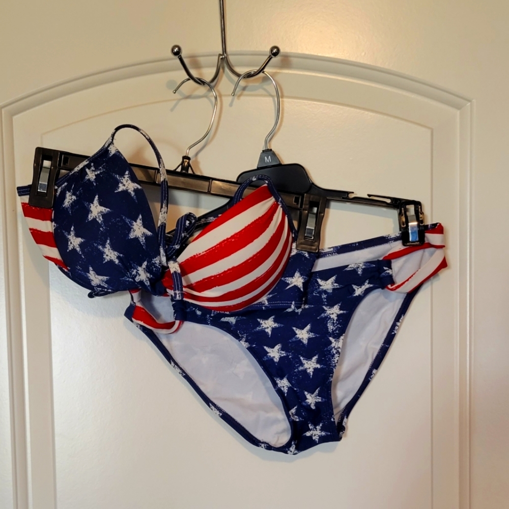 American flag bikini